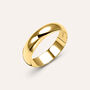 Fede Mantovana Leggera 5 mm Oro Giallo