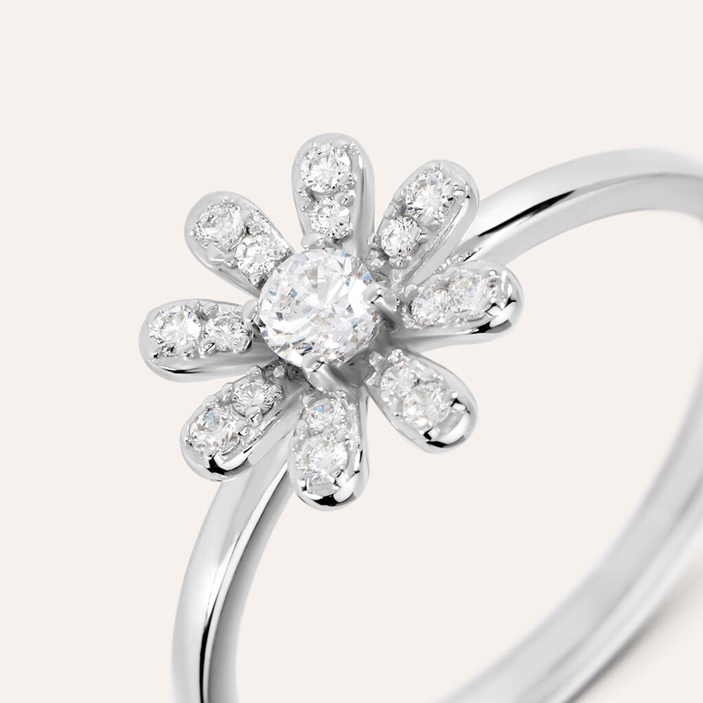 Anello Fantasia Silver Moments Argento Rodiato Cubic Zirconia