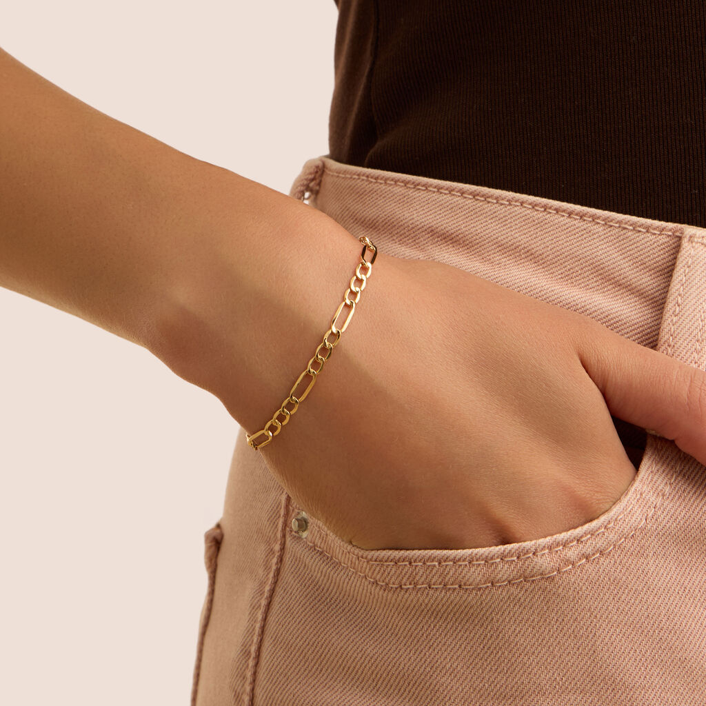 Bracciale Catena Colette Oro Giallo - Bracciali Unisex | Stroili
