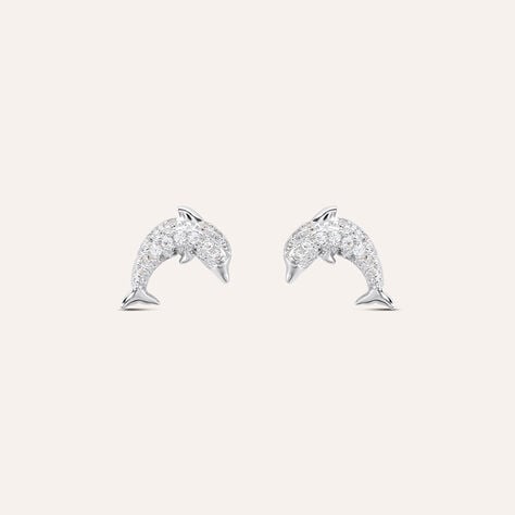 Orecchini Lobo Silver Moments Argento Rodiato Cubic Zirconia - Orecchini a Lobo Donna | Stroili