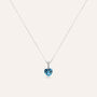 Collana Punto Luce Amélie Oro Bianco Topazio Cubic Zirconia