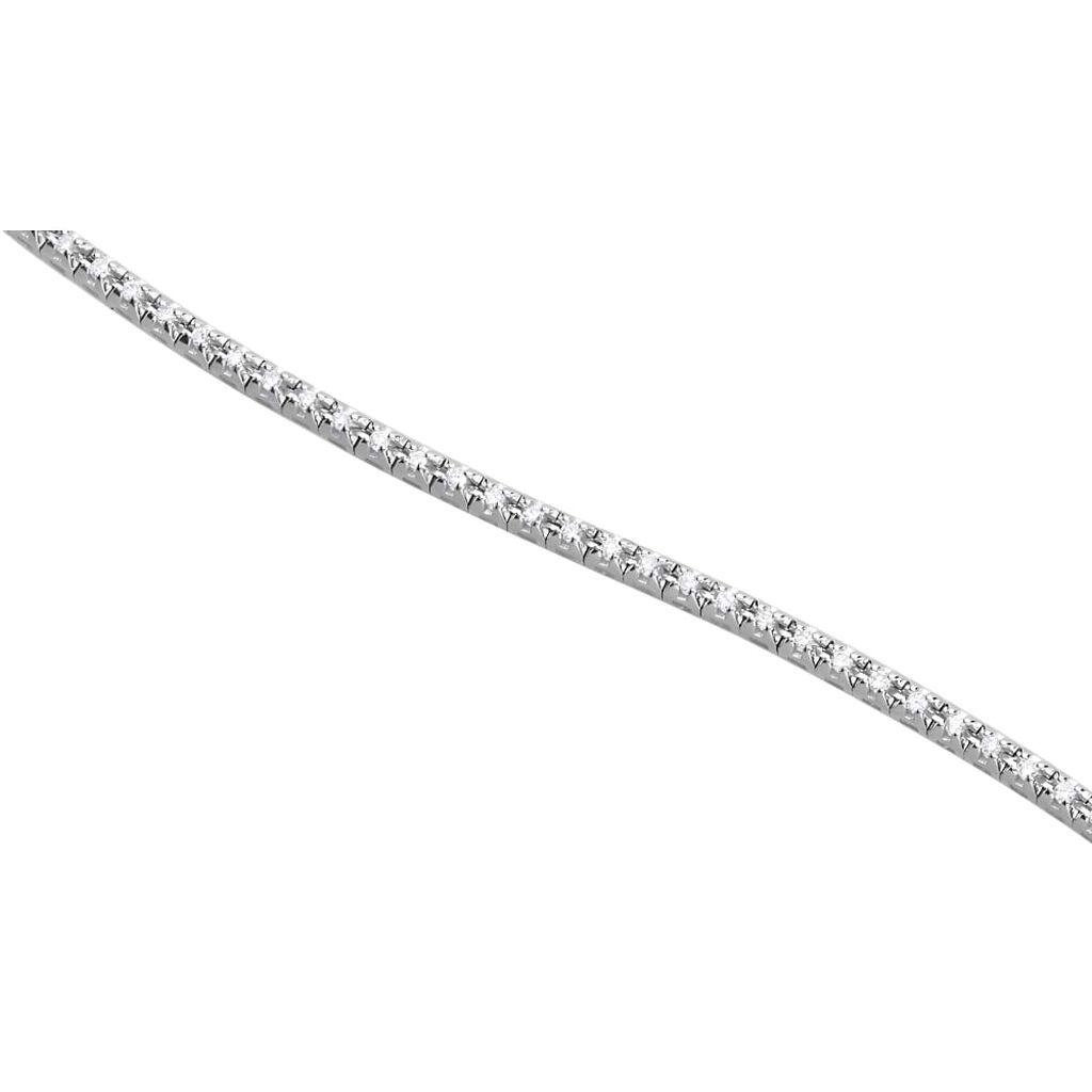 Tennis in oro bianco e diamanti 0.30 ct - Bracciali Donna | Stroili