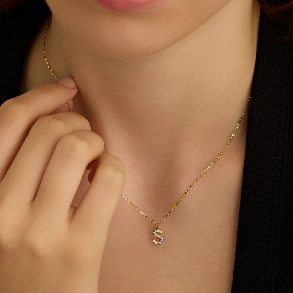 Collana Claire Oro Giallo Cubic Zirconia