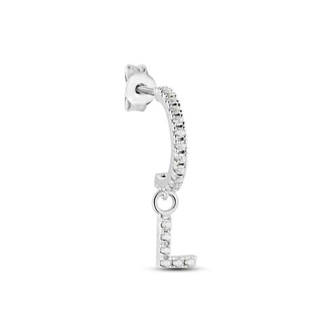 Mono Orecchino A Cerchio Silver Moments Argento Rodiato Cubic Zirconia - Mono Orecchino Donna | Stroili