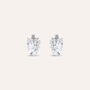 Orecchini Lobo Red Carpet Argento Rodiato Cubic Zirconia