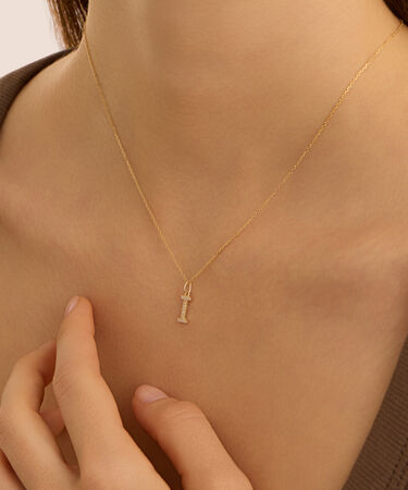 Pendente Po&egrave;me Oro Giallo Cubic Zirconia