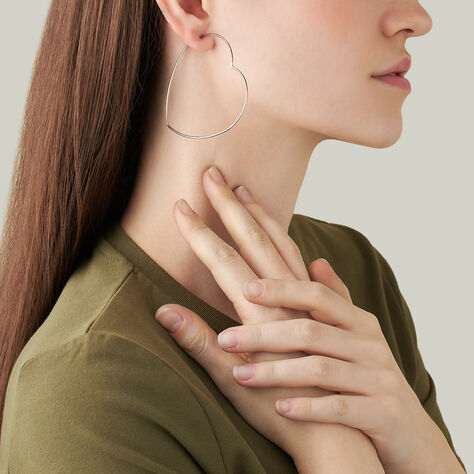 Mono Orecchino A Cerchio Silver Collection Argento Rodiato - Mono Orecchino Donna | Stroili