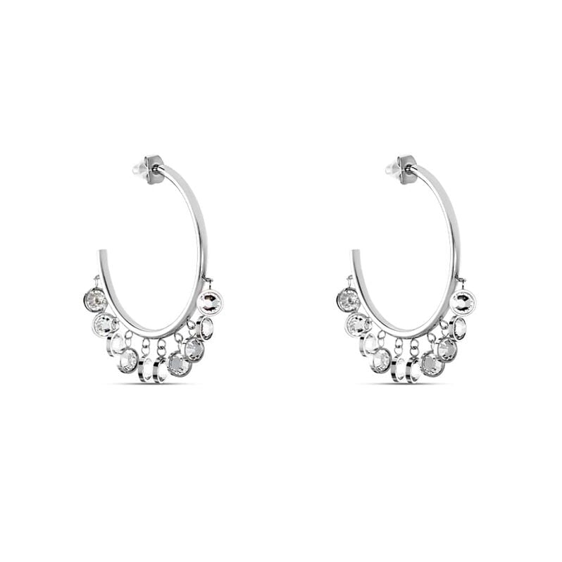 Orecchini a cerchio Lady Chic Wow Acciaio - Orecchini a Cerchio Donna | Stroili