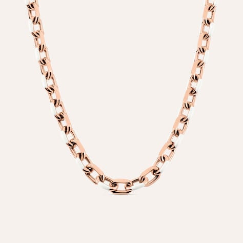 Catena Lady Sweet Acciaio Rosa - Collane Catena Donna | Stroili