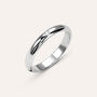 Fede Classica Leggera 3.2 mm Oro Bianco Diamante