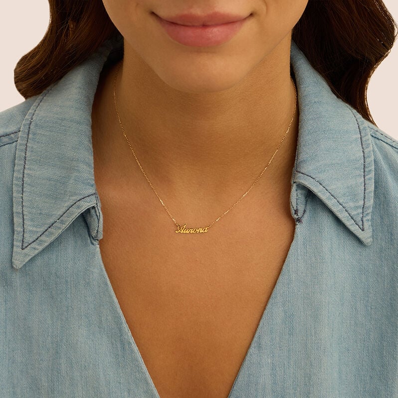 Collana Aurora Gold Names Oro Giallo - Collane Unisex | Stroili