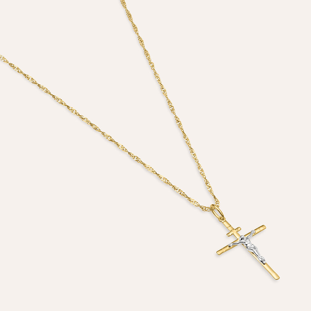 Pendente Holy Oro Bicolore