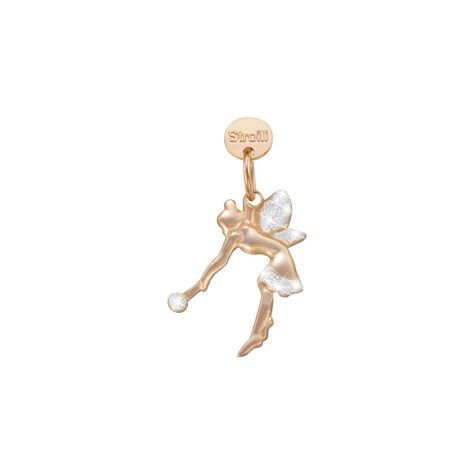 Charm in argento rosato e glitter - Charms Donna | Stroili