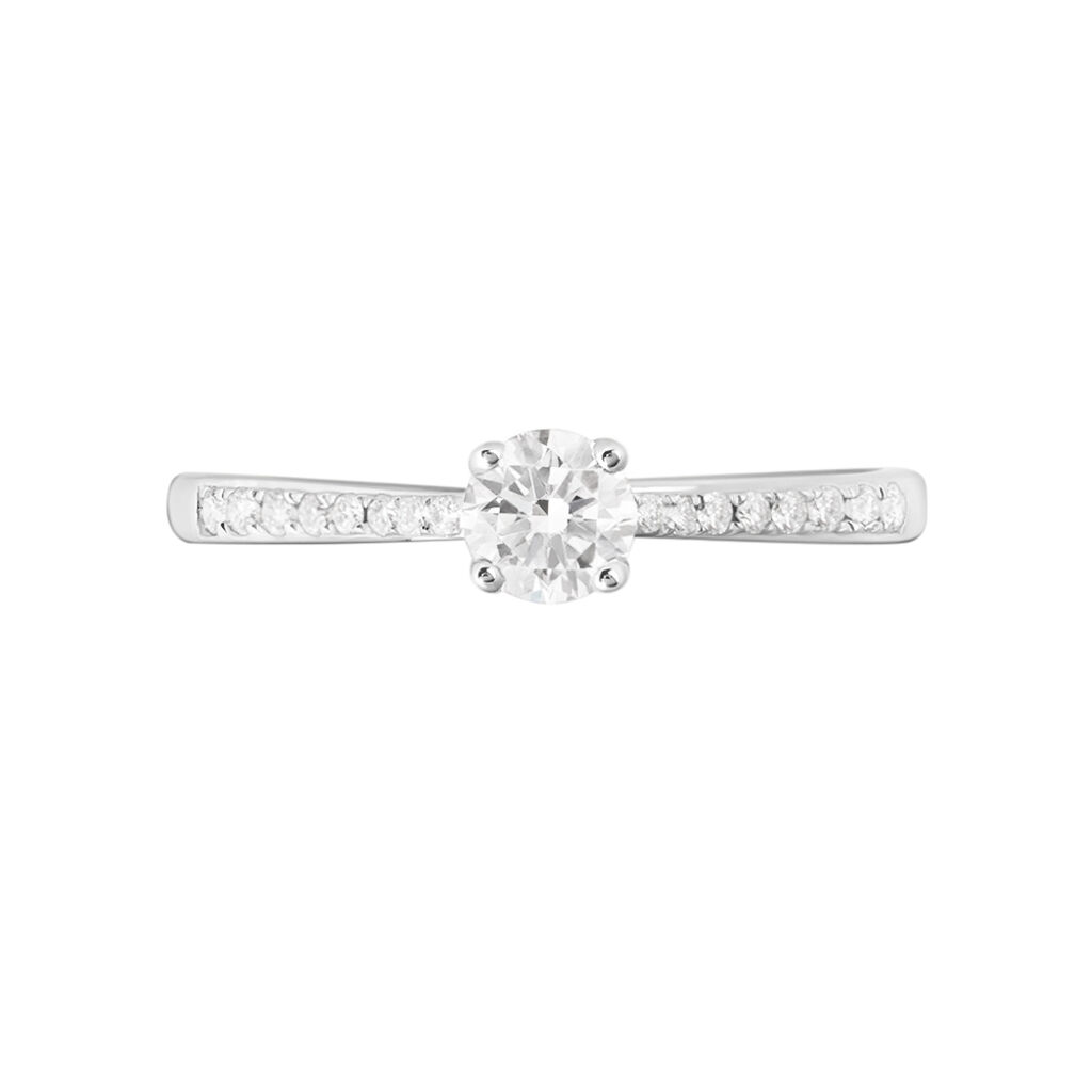 Anello Solitario Diamade Oro Bianco Diamante Lab-Grown - Anelli con Pietre Donna | Stroili