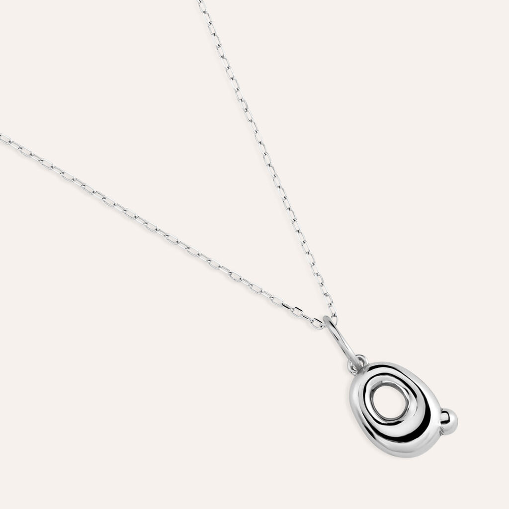 Pendente Love Beats Argento Rodiato
