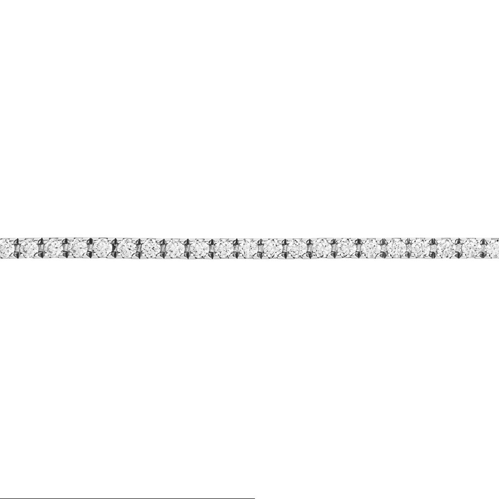 Bracciale Tennis Claire Oro Bianco Cubic Zirconia - Bracciali Tennis Donna | Stroili