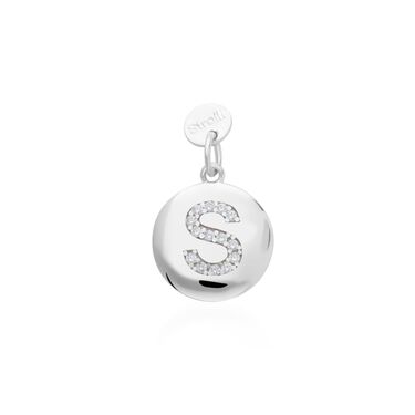 Pendente Love Beats Argento Rodiato Cubic Zirconia