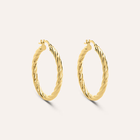 Orecchini A Cerchio Toujours Oro Giallo - Orecchini a Cerchio Donna | Stroili