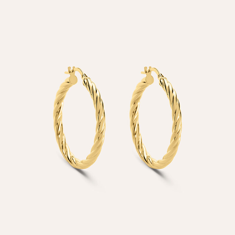 Orecchini A Cerchio Toujours Oro Giallo - Orecchini a Cerchio Donna | Stroili