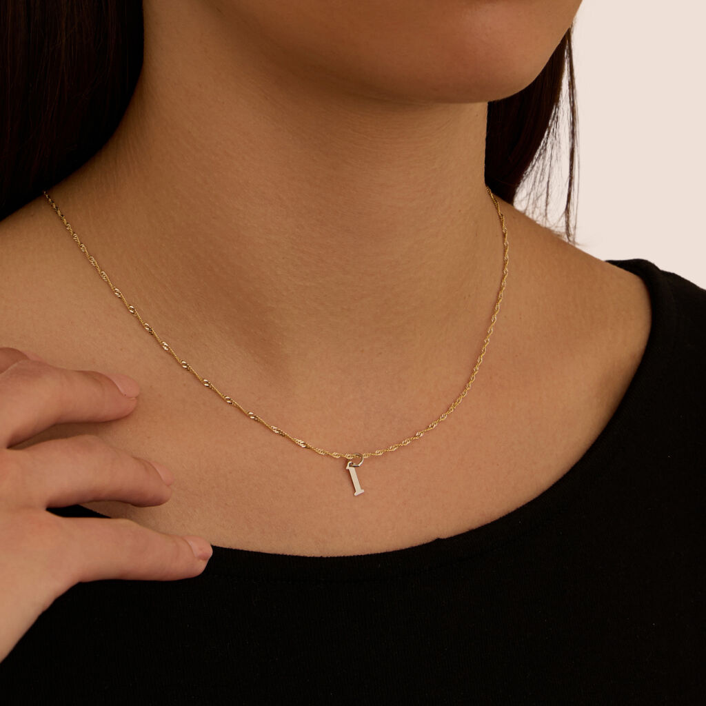 Pendente Poème Oro Bianco