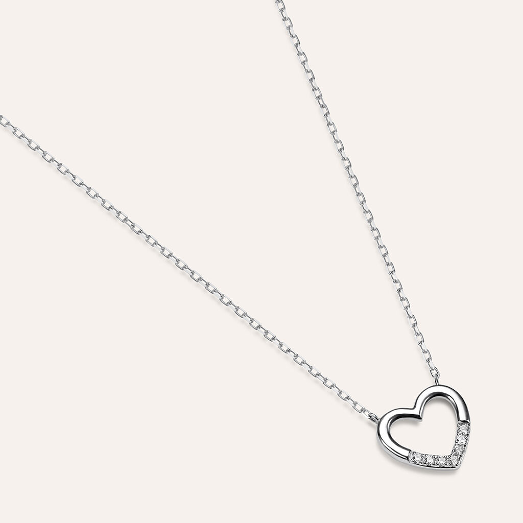 Collana Sophia Oro Bianco Diamante - Collane Donna | Stroili