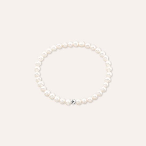 Bracciale Gabrielle Oro Bianco Perla D'Acqua Dolce - Bracciali Donna | Stroili