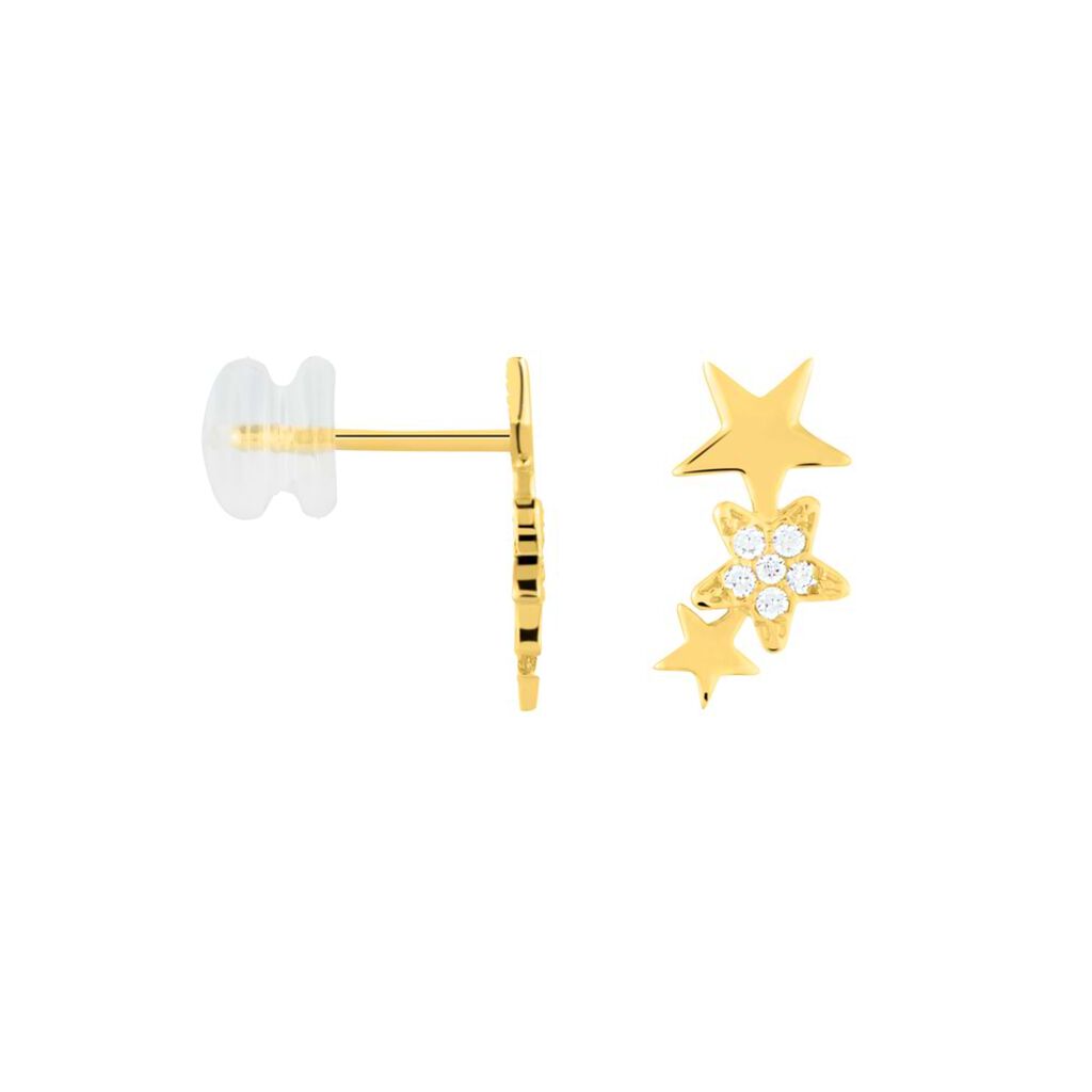Orecchini Lobo Claire Oro Giallo Cubic Zirconia - Orecchini a Lobo Donna | Stroili