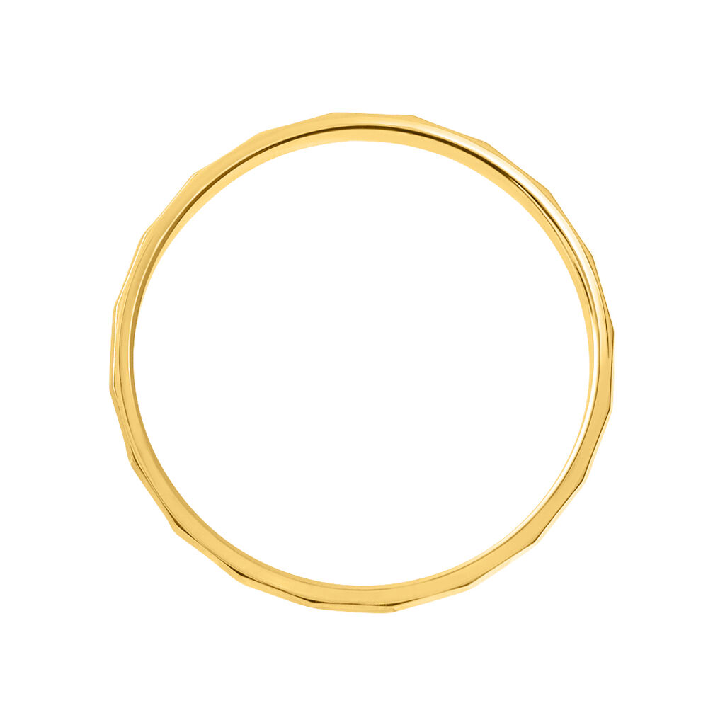 Fede Classica Diamantata 3 mm Oro Giallo - Anelli con Incisione Donna | Stroili