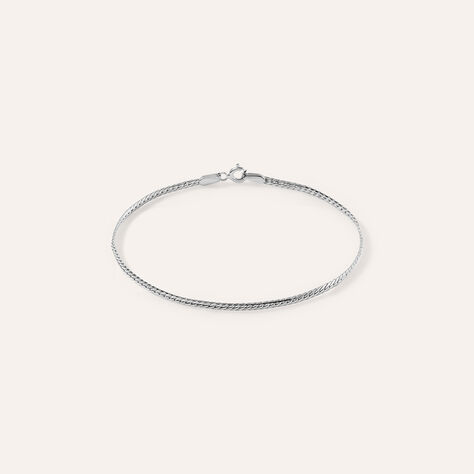 Bracciale Catena Colette Oro Bianco - Bracciali Donna | Stroili