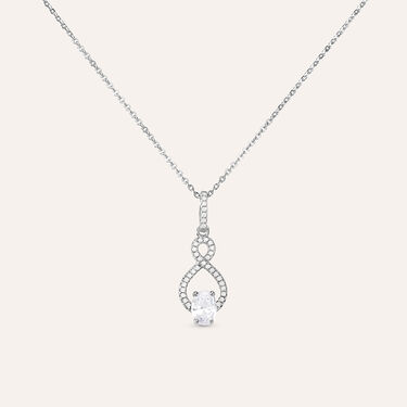Collana Silver Elegance Argento Rodiato Cubic Zirconia