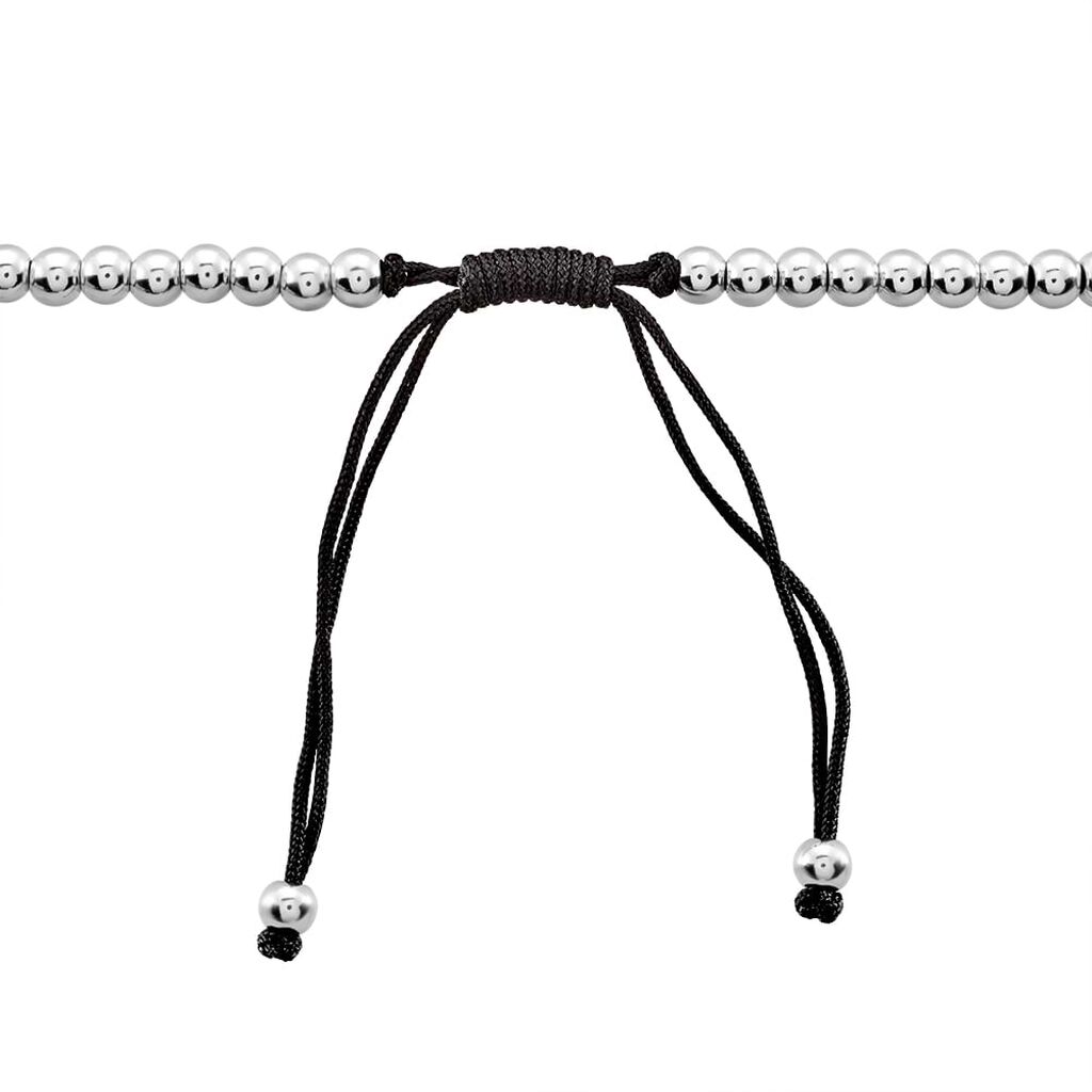 Bracciale teschio in metallo rodiato e cristalli - Bracciali Uomo | Stroili