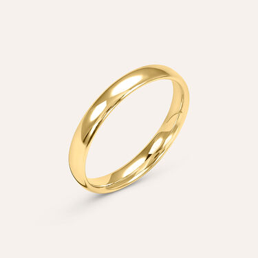 Fede Comoda Leggera 3 mm Oro Giallo