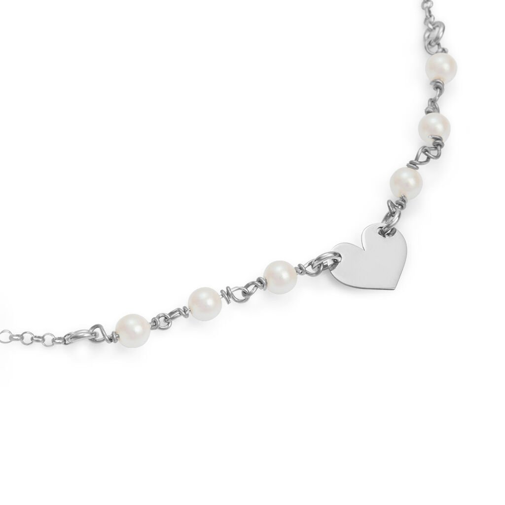 Collana Silver Pearls Argento Rodiato Perla sintentica - Collane Donna | Stroili