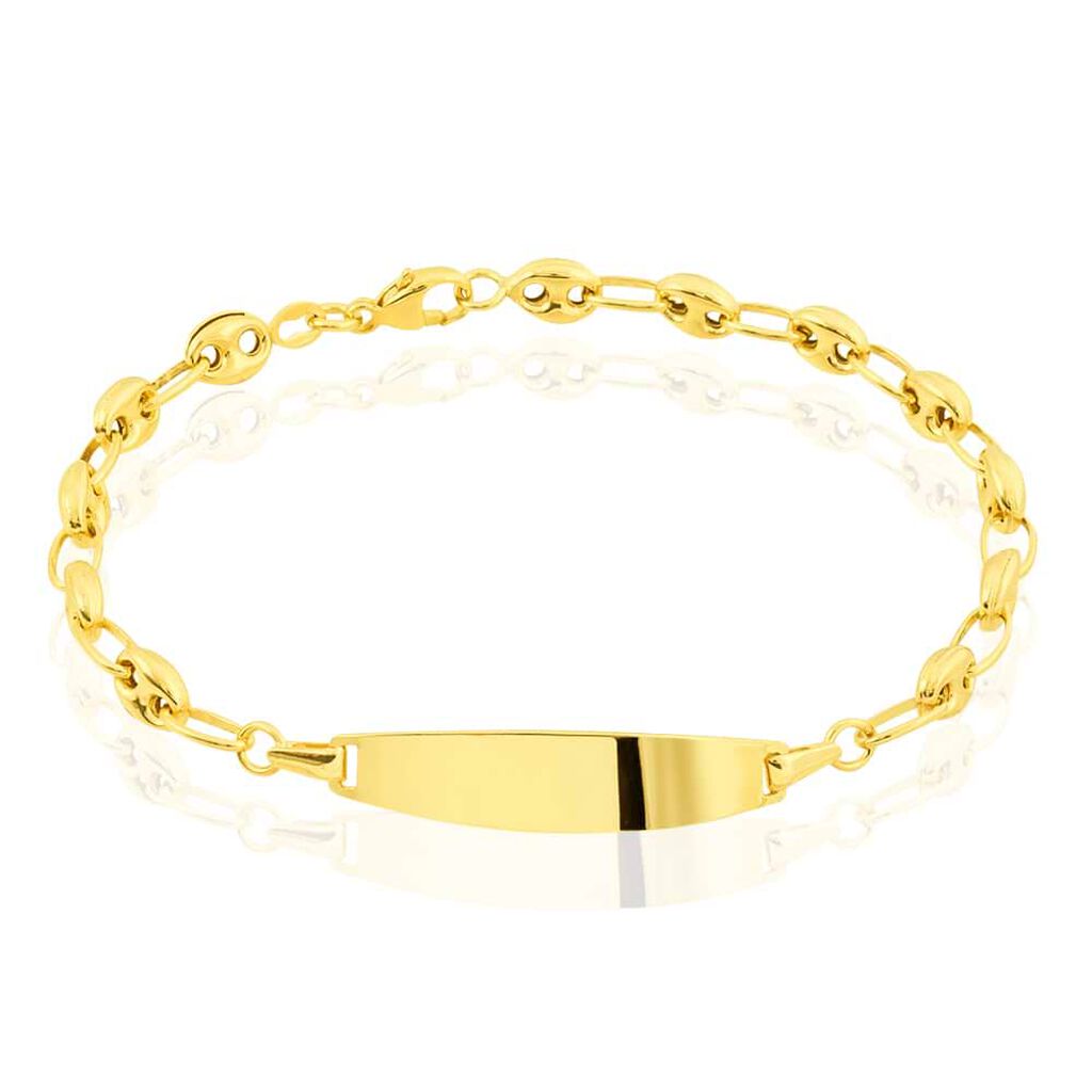 Bracciale Con Targhetta Holy Oro Giallo - Bracciali con Incisione Bambino | Stroili