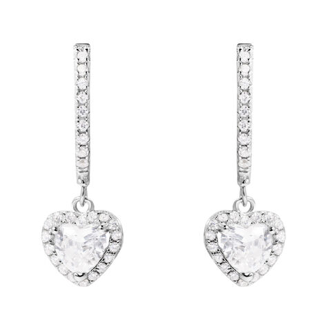 Orecchini Lobo Silver Elegance Argento Rodiato Cubic Zirconia - Orecchini a Lobo Donna | Stroili