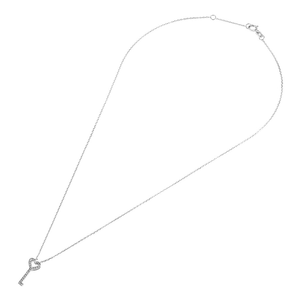 Collana Sophia Oro Bianco Diamante - Collane Donna | Stroili