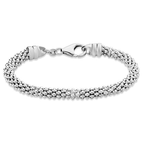 Bracciale Catena Silver Collection Argento Rodiato - Bracciali Donna | Stroili