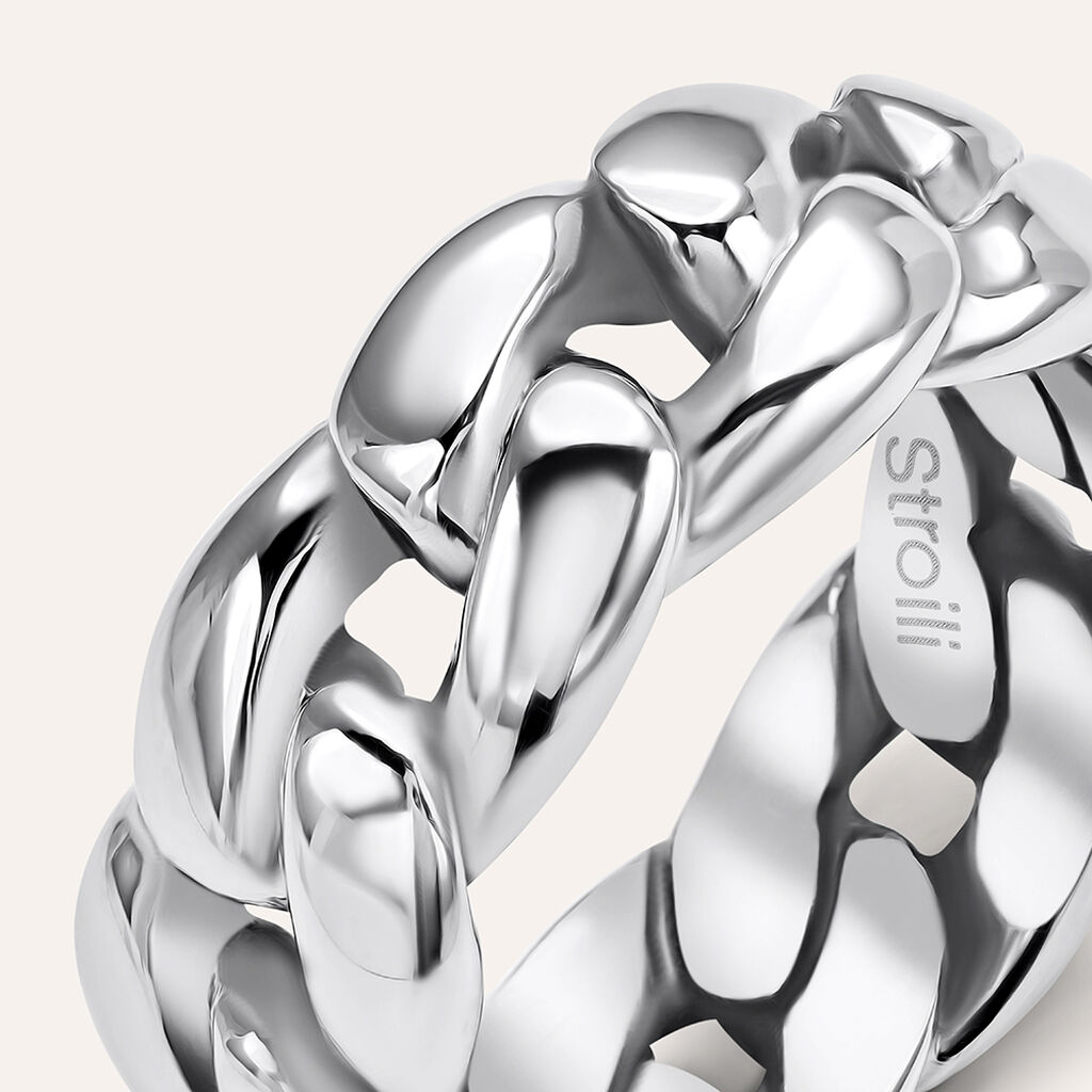 Anello Fascia Man Code Acciaio