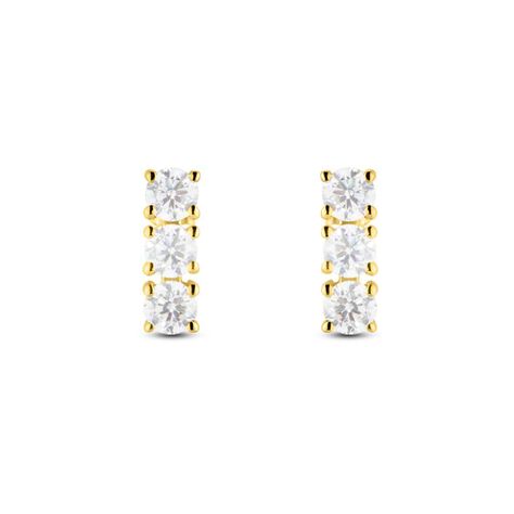 Orecchini Pendenti Trilogy Claire Oro Giallo Cubic Zirconia - Orecchini Pendenti Donna | Stroili