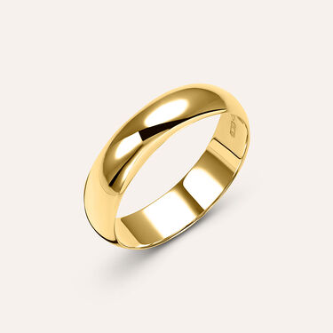 Fede Mantovana Leggera 5 mm Oro Giallo