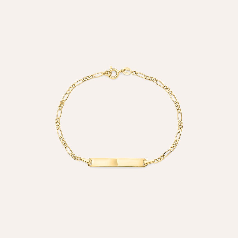 Bracciale Con Targhetta Holy Oro Giallo - Bracciali con Incisione Bambino | Stroili