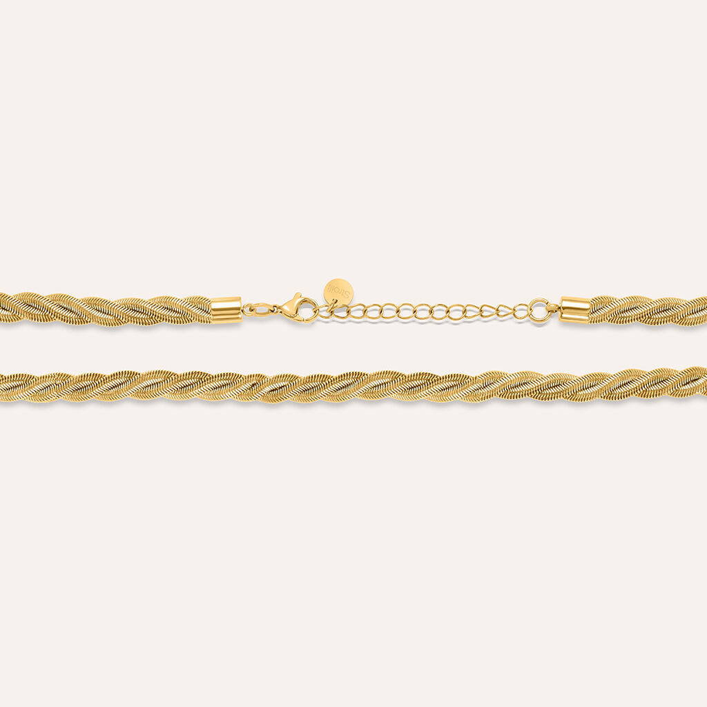 Collana Lady Code Acciaio Dorato - Collane Donna | Stroili