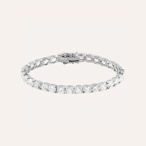 Bracciale Tennis Silver Elegance Argento Rodiato Cubic Zirconia - Bracciali Tennis Donna | Stroili