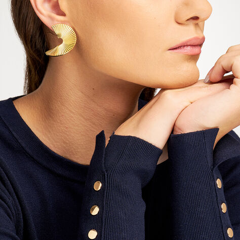 Orecchini Pendenti Radiance Acciaio Dorato - Orecchini Pendenti Donna | Stroili