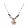 Pendente Love Beats Argento Rosa Cubic Zirconia