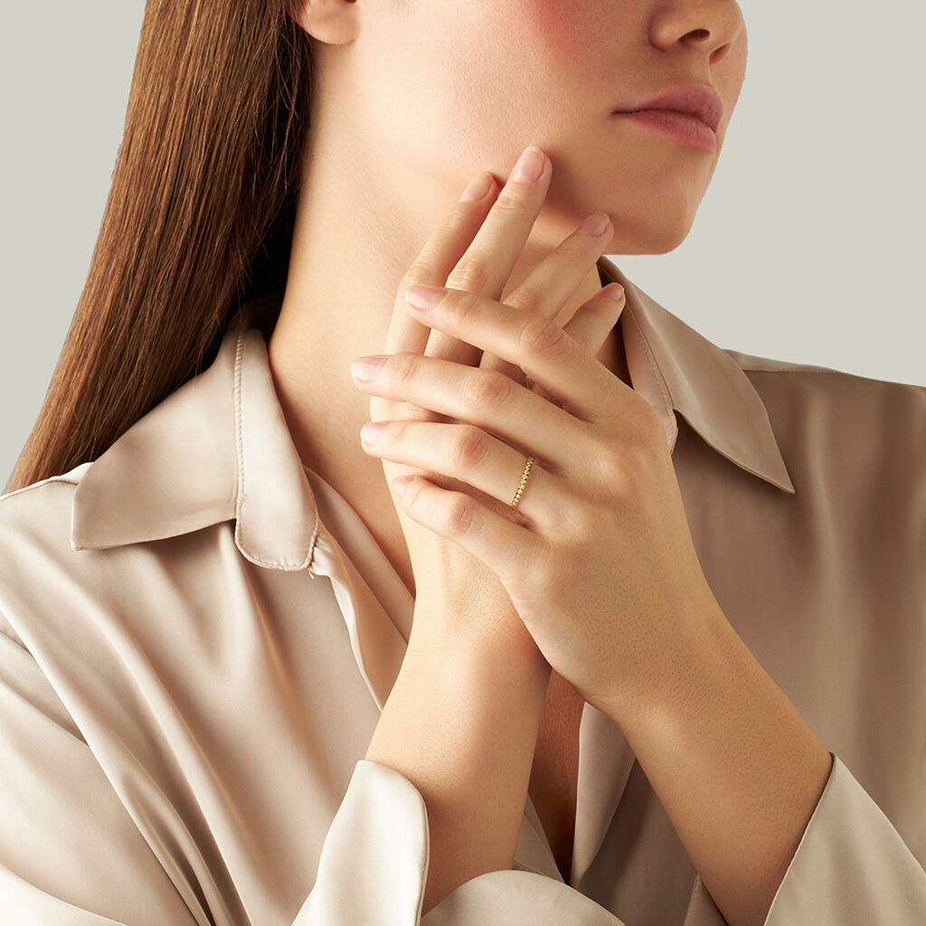 Fede Classica Diamantata 1.8 mm Oro Giallo