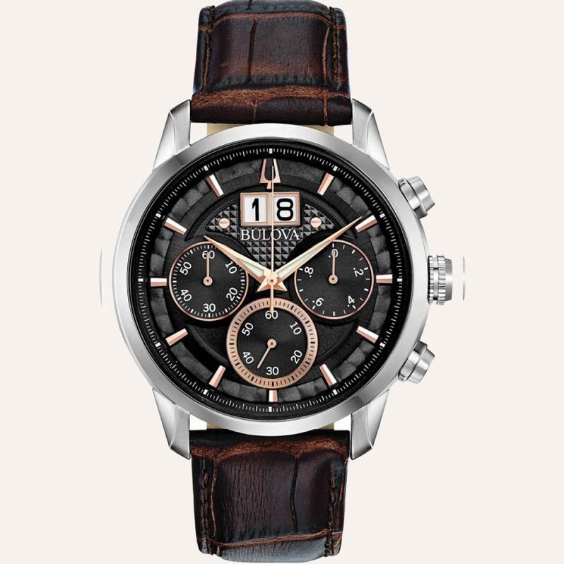 Orologio Al Quarzo Bulova Sutton 96b311 - Orologi con Datario Uomo | Stroili