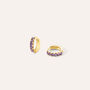 Orecchini A Cerchio Toujours Oro Giallo Cubic Zirconia