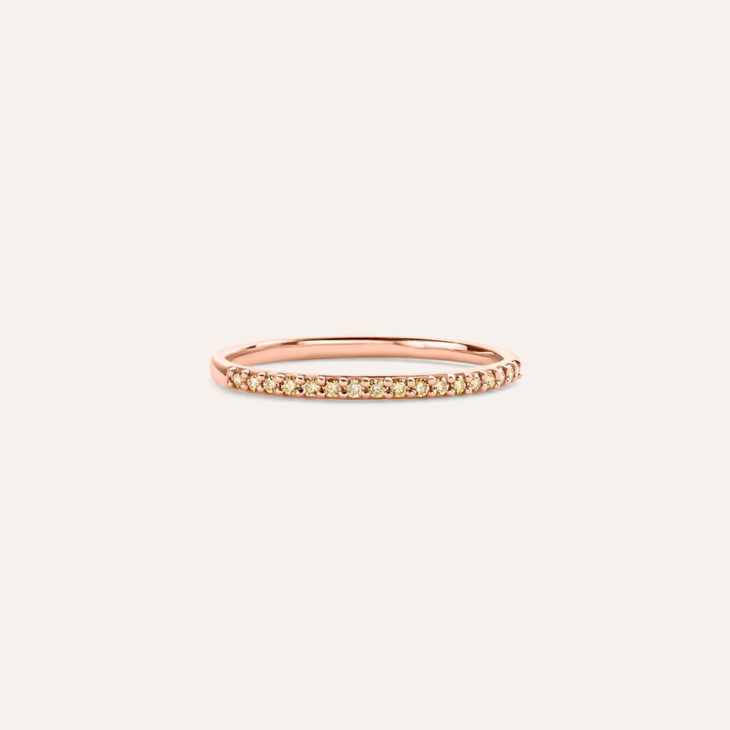 Anello Semi-eternity Sophia Oro Rosa Diamante - Anelli con Pietre Donna | Stroili