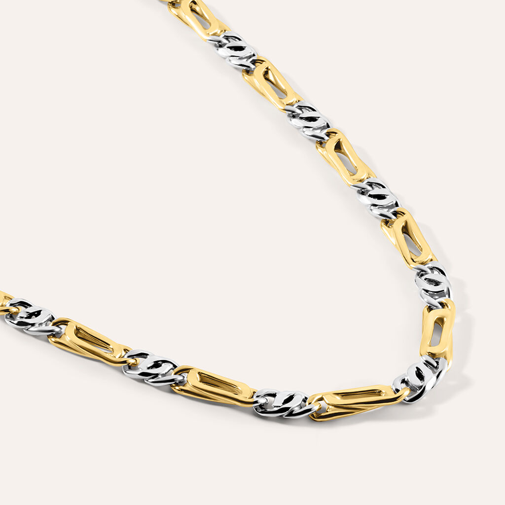 Catena L'homme Or Oro Bicolore